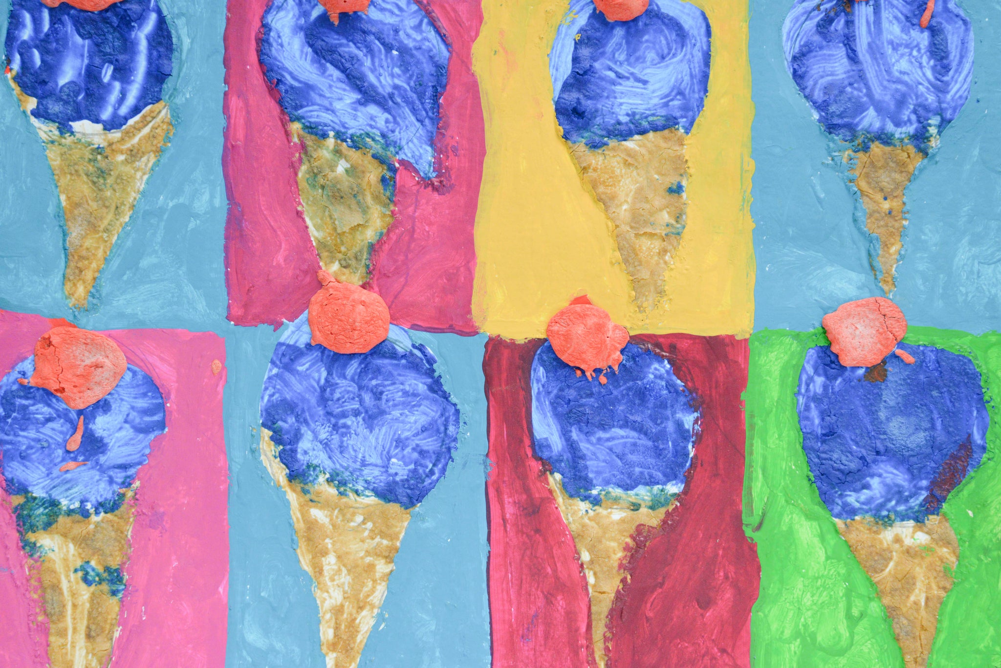 Ice Cream Pop Art - Carolyn Shervill